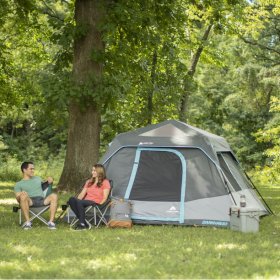 Ozark Trail 10 X 9 6-Person Dark Rest Instant Cabin Tent,16.81lbs