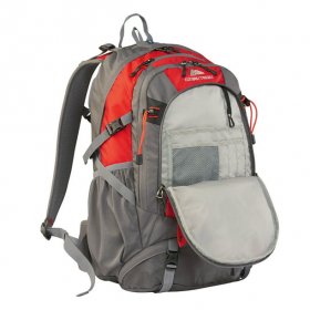OT Backpack 36L Kachemak Hydration-Compatible Hiking Backpack,Red/Gray